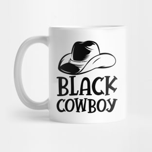 Black Cowboy Mug